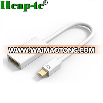 Mini DisplayPort to HDMI Male Female Adapter 20cm gold